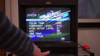 No Sync on Sony PVM-14M4E, composite 60Hz NTSC source