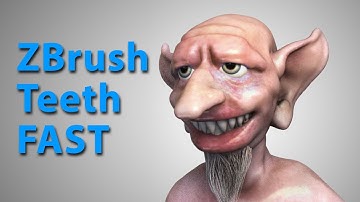 MS3D | ZBrush | Teeth Made Quickly