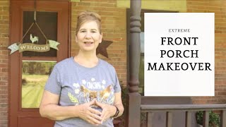 Farmhouse Front Porch Makeover | Budget Friendly