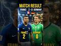 FRANCE DOMINATES GERMANY