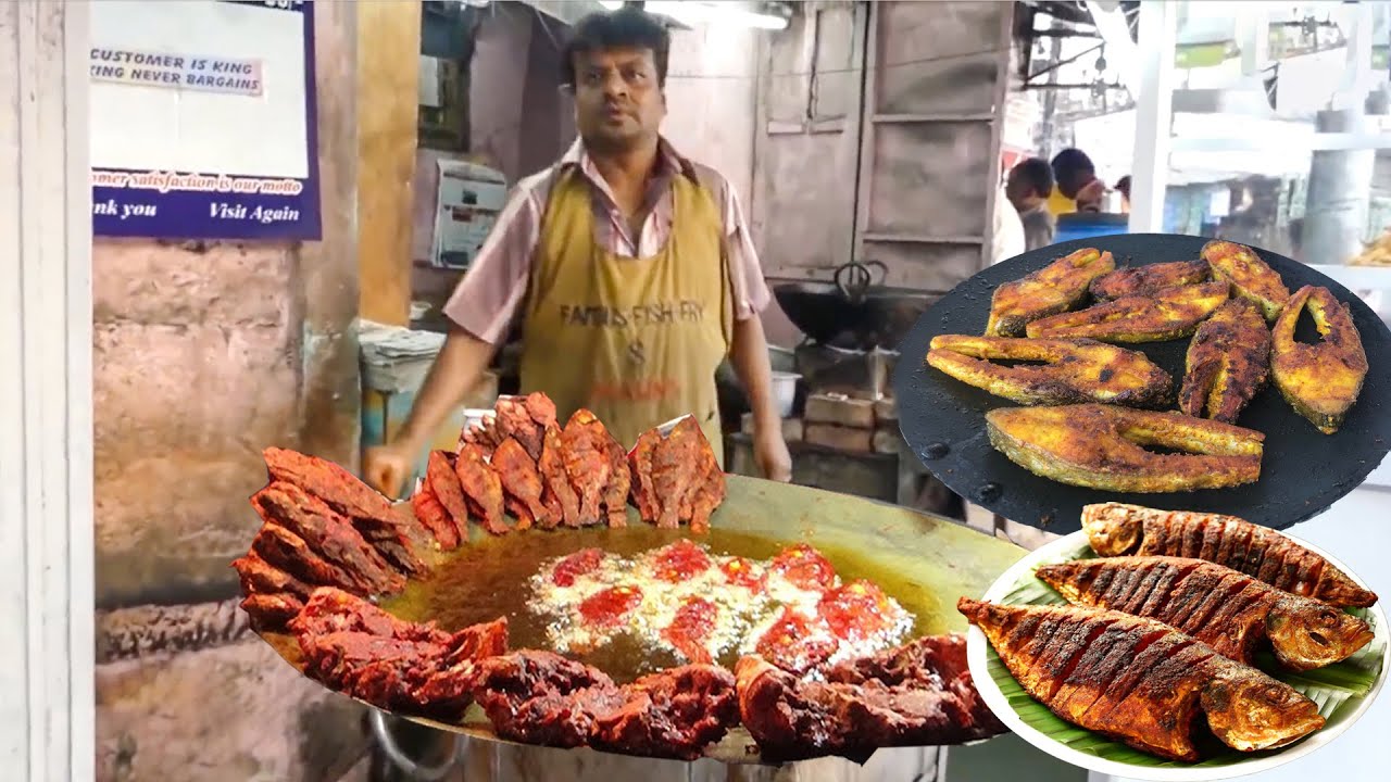 Amazing Fish Fry At Old City Hyderabad | तवा फिश फ्राई स्ट्रीट फूड | #TawaFishFry #StreetFood | KikTV Network