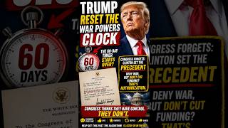 Hostilities Ended—But Did Trump Just Break the War Powers Act? #ExecutivePower #Congress