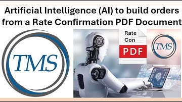 Using AI to create an order from a PDF Rate Con