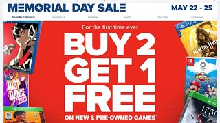 gamestop memorial day sale