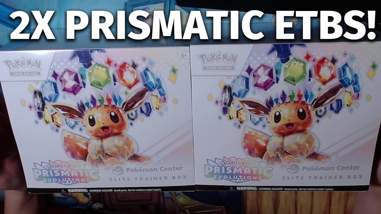 Opening 2x Pokemon Center Prismatic Evolutions ETBs!