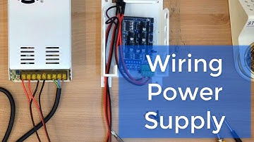 Ultimaker Style 3D Printer Build Tutorial 09 - Wiring the Power Supply to the RAMPS Board