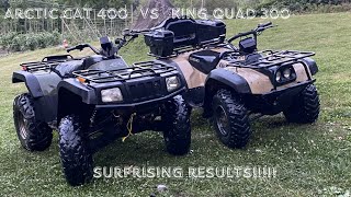 King quad 300 VS Arctic Cat 400 | *SURPRISING RESULTS*