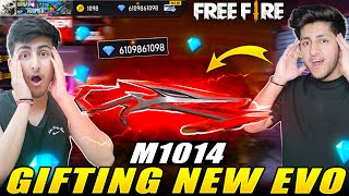 Gifting New Evo M1014 And 10,000 Diamond 💎 To My Brother - Garena Free Fire