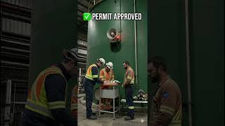 confined space #PTW #PERMIT #WORK # SAFETY # INDUSTRIAL