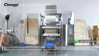 Multilane Liquid Jelly Packing Machine | High Speed Stick Packing Machine