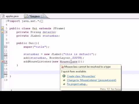 Part 77: Java Programming Tutorial - Adapter Classes .