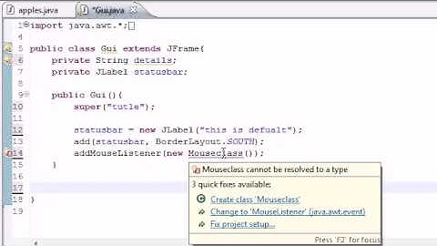 Part 77: Java Programming Tutorial - Adapter Classes .