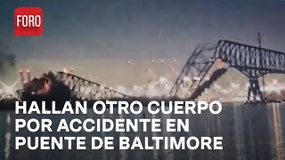 Hallan cuerpo de otra víctima de accidente en puente de Baltimore - Las Noticias
