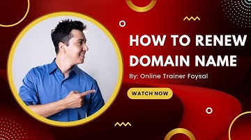How to Renew Domain Name 🌏 Domain Hosting Bangla Tutorial