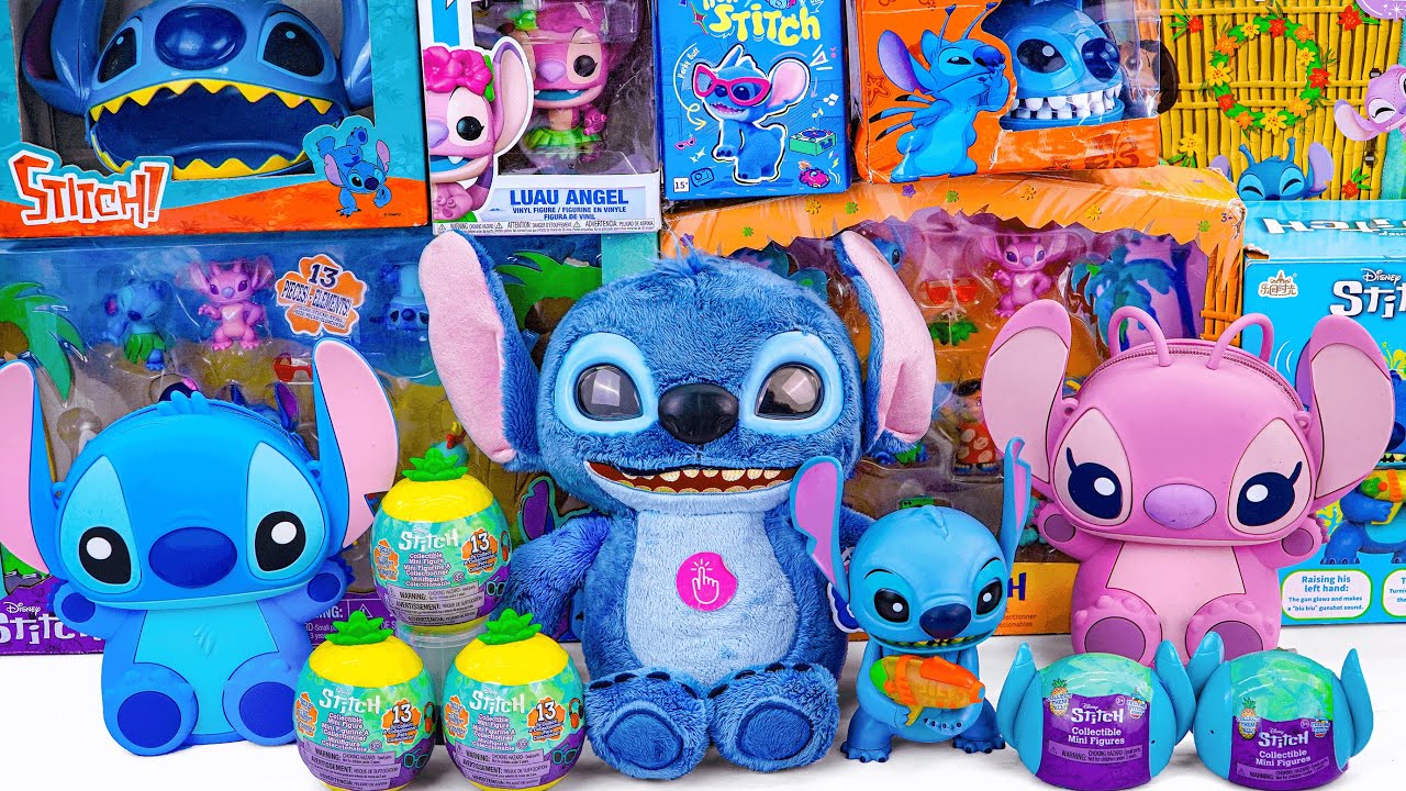 Disney Lilo & Stitch Toy Collection Unboxing Review | Disney Stitch Many Moods Plush & Mini Figure