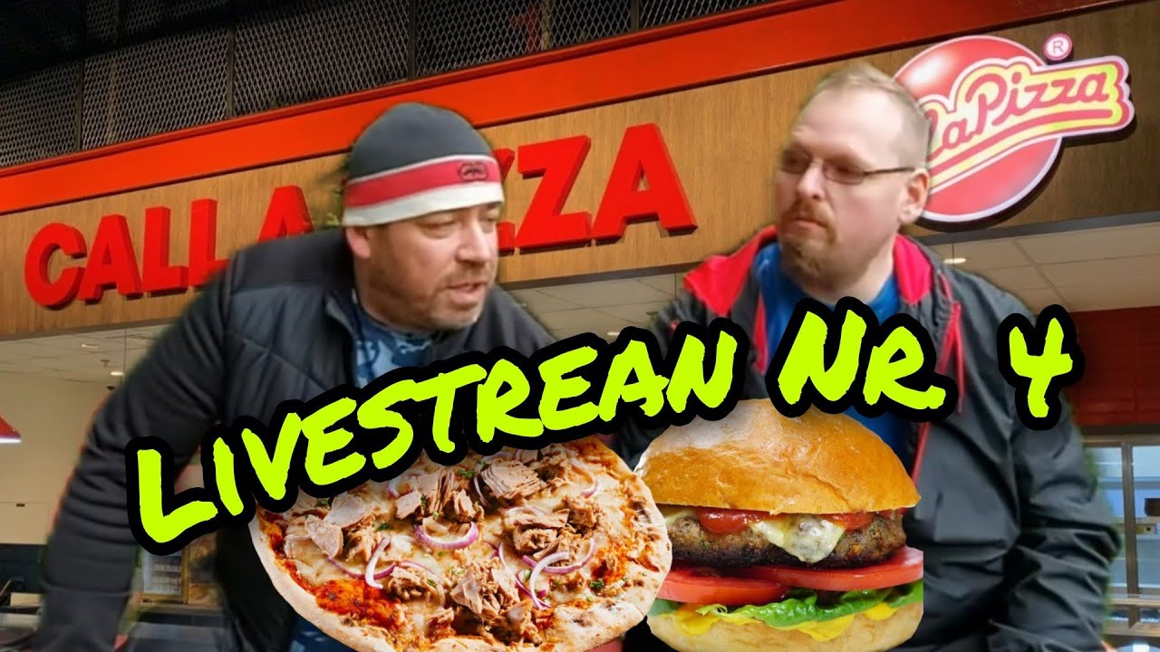 Livestream Nr. 4 (Call a Pizza XL Bestellung essen mit Harry Hackfleisch) MUKBANG