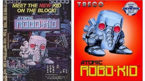 Atomic Robo-Kid (アトミック・ロボキッド) SEGA GENESIS GAMEPLAY 4K