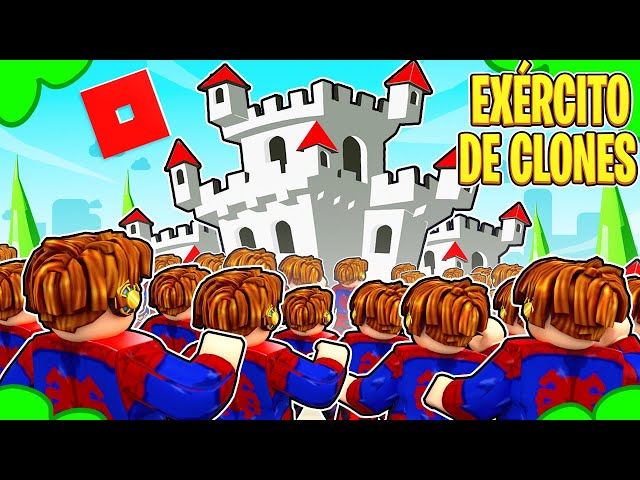 Jogando Roblox - Criando um Exército de Clones Destruidores!!! 