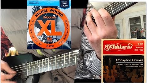 Bronze vs Nickel strings (with steel cores) on the piezo pickup of a Steinberger Synapse TranScale