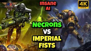 Necrons vs Imperial Fists - Unification Mod  Relentless Siege Warfare