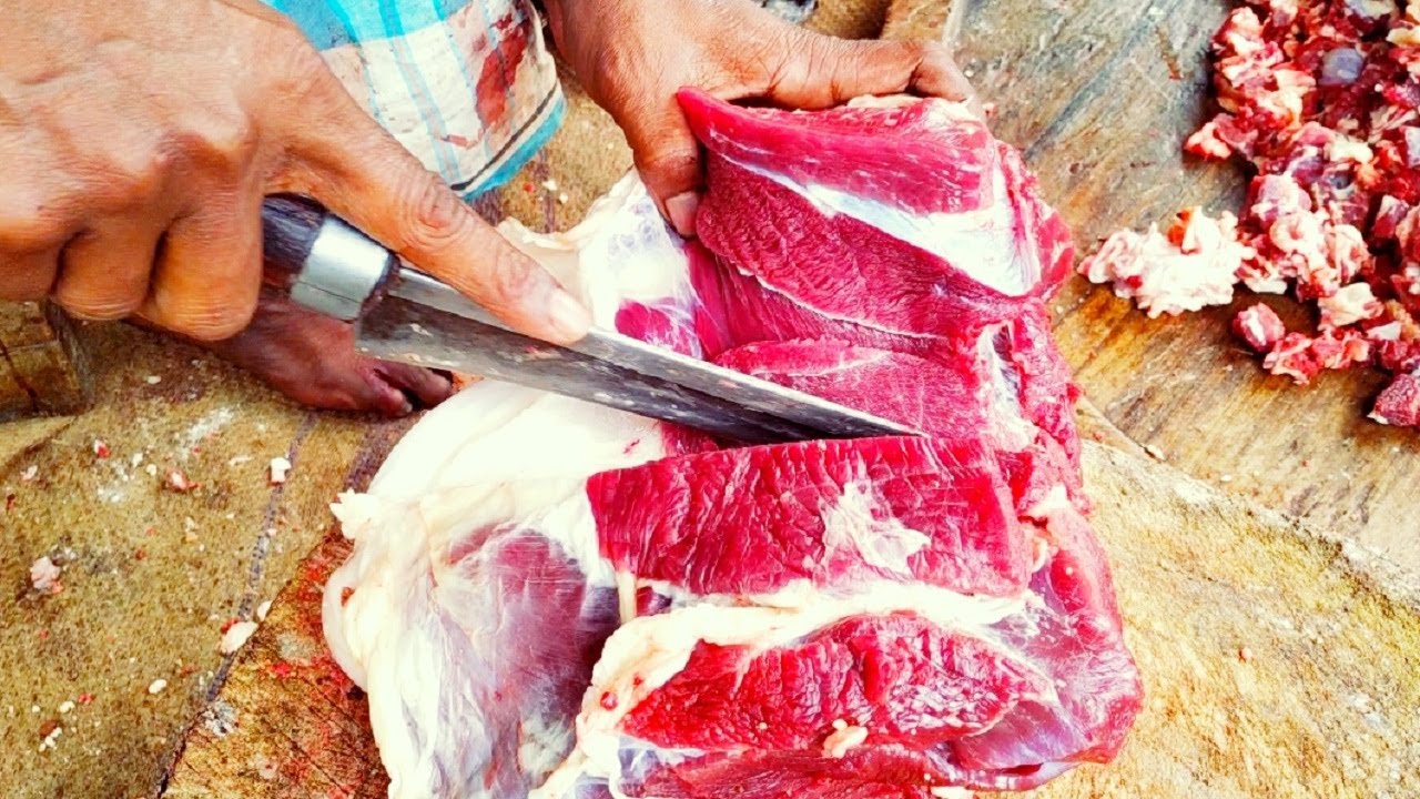 Amazing Meat Cutting Skills - Meat Cutting & Process in Meat Market