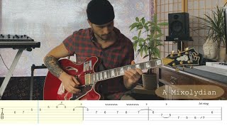 Practical Neo-Soul/Blues/Gospel Mixolydian Lick [TABS]