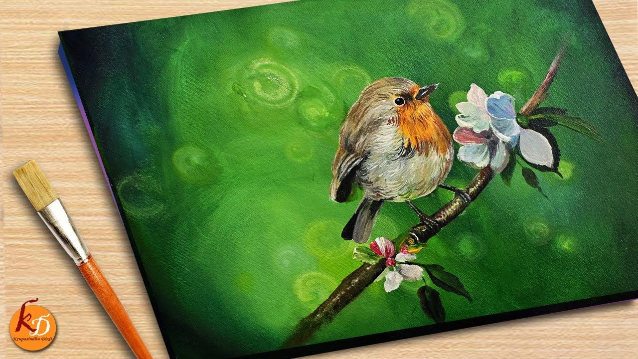 How I Draw A Bird And Flower 374 YouTube How i draw a bird and flower 374 youtube