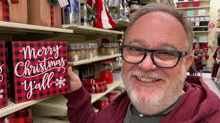 Reading inspirational quotes on signs at Hobby Lobby