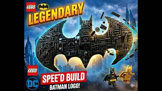 🎬 LEGO Batman Logo 76330 Speed Build | 20th Anniversary Set (678 Pieces)