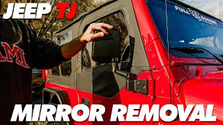 Jeep TJ Mirror Replacement and Removal | Quick Tip