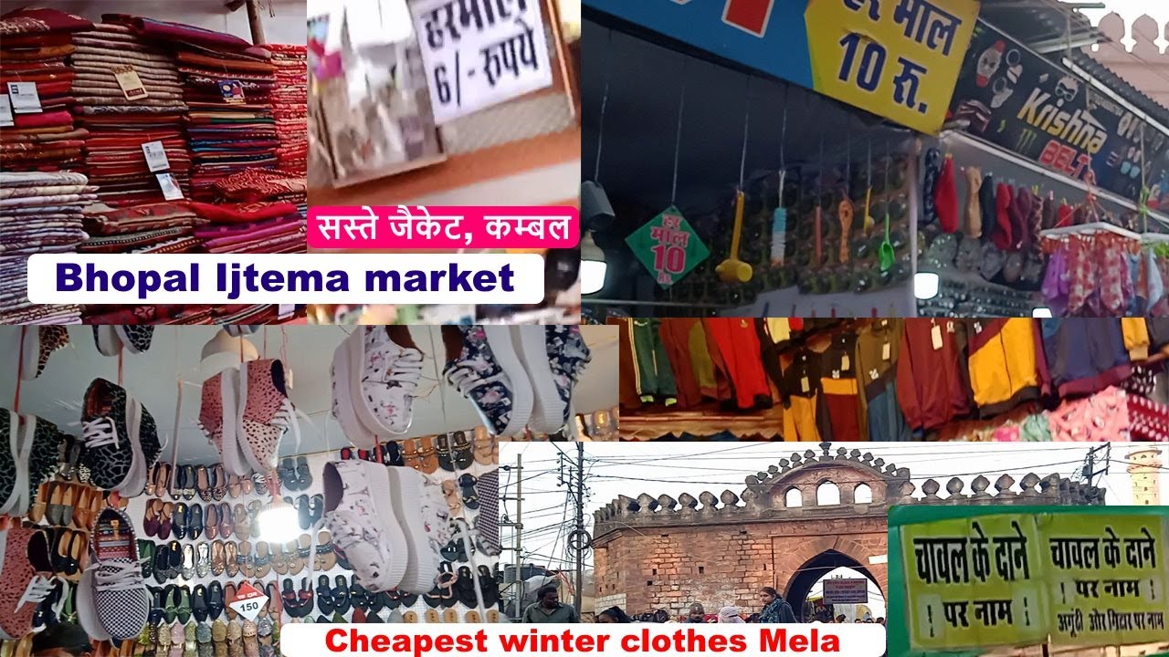 ijtema market bhopal bhopal ijtema winter mela cheap price market