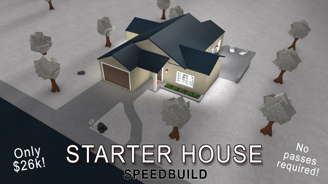 Roblox Bloxburg Starter House No Gamepasses 26k - roblox bloxburg starter house no gamepasses 26k