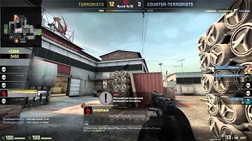 CS:GO 1v4 Pistol Round Clutch on Cache