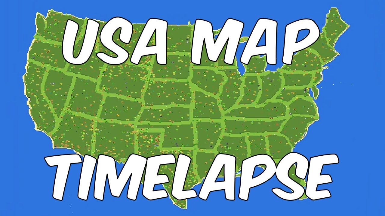 WorldBox Timelapse | USA Map