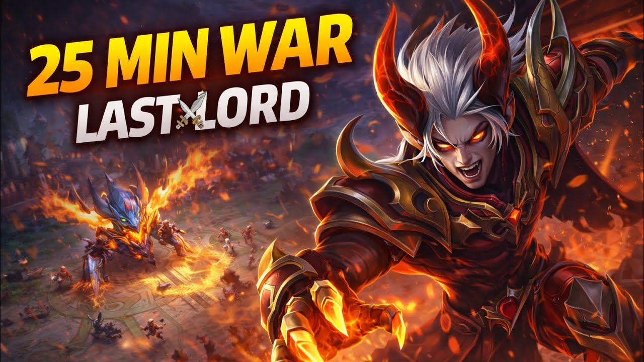 25 MIN WAR — They Kept Stealing Lord but We STILL Won | Dyrroth Ranked