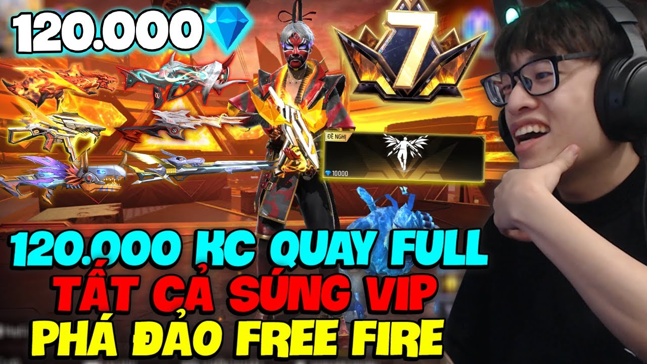 HÙNG AKIRA NẠP 120K KC NICK VIP 1 NÀY NÂNG SÚNG LV 7 QUAY FULL SKIN VIP ĐỒ XỊN LIMITED CỰC MÃN NHÃN