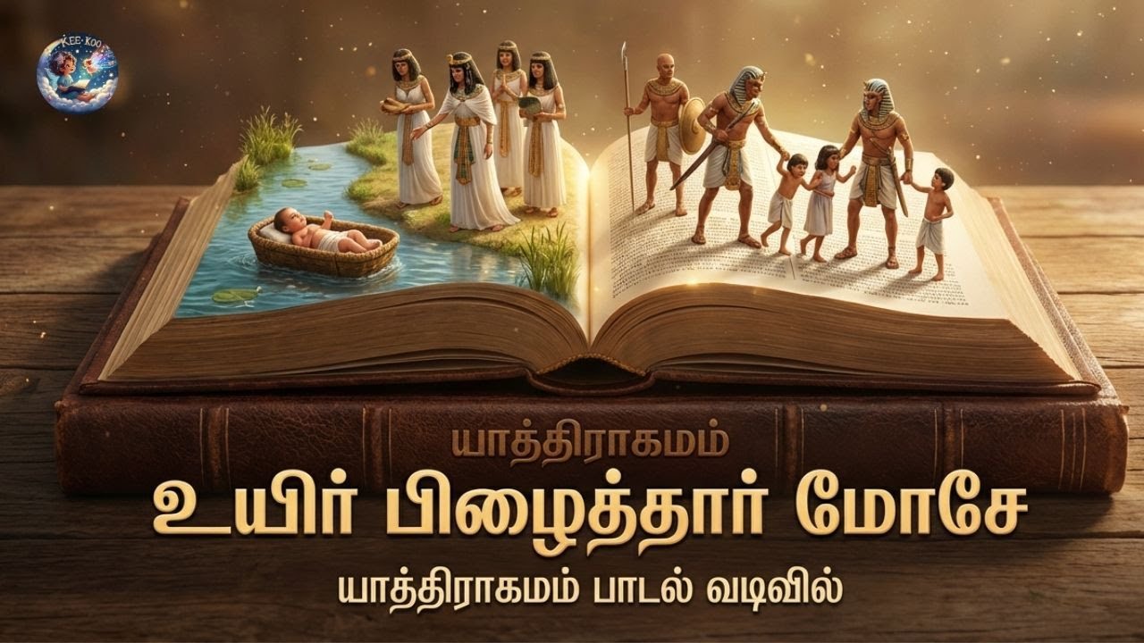 ஆற்று நீரில் பிழைத்த மோசே | Moses Birth Song | Bible Song Tamil