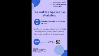 Navigating USAJobs & Opportunities with the USDA