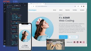 ASMR Programming - Personal Portfolio Website in HTML and CSS