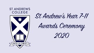 St Andrews College - Year 7-11 Awards Ceremony 2020