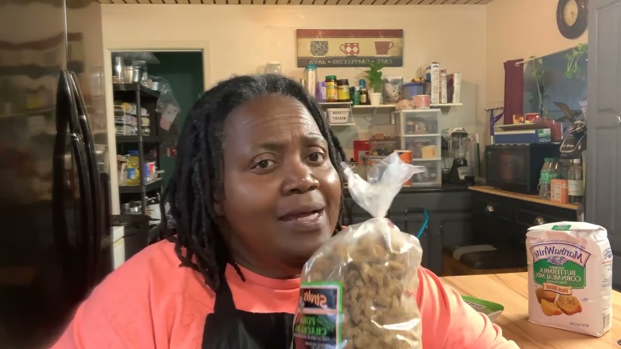 Cracklin Cornbread, Chicken fried Steak, Cabbage, Fried Sweet Potatoes