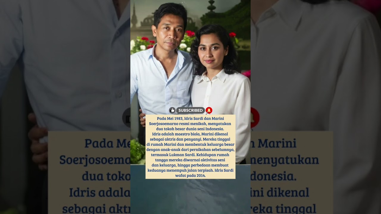 Idris Sardi & Marini Soerjosoemarno: Pernikahan Dua Ikon Seni Indonesia