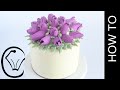 Buttercream Flower Tulip Cake How To by Cupcake Savvy's Kitchen