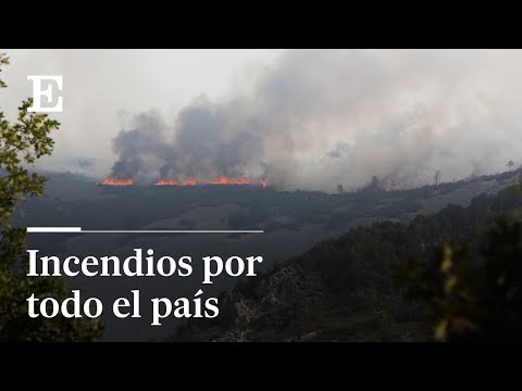 Activos una treintena de incendios por toda España | EL PAÍS