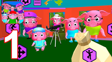 Neighbor Piggy. Obby Family Escape 3D - Gameplay Walkthrough Part 1 (Android, iOS)