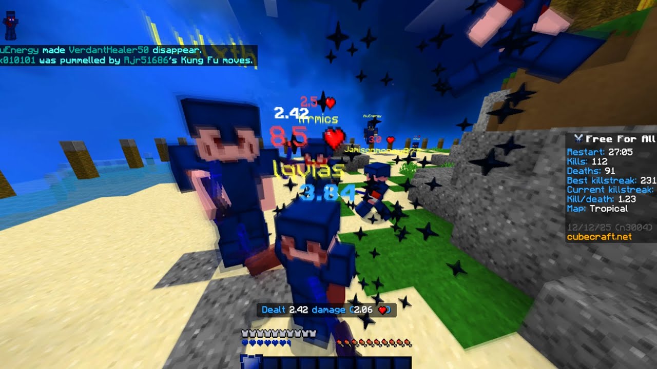 2 HOURS | Cubecraft FFA WARS Gameplay!