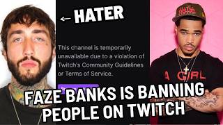 Faze Banks Is Getting People Banned - Plaqueboymaxs Cousin Is Gone And Sued? Faze Adapt Sad