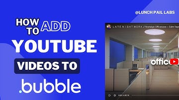 How to add YouTube videos to Bubble with the player style video plugin