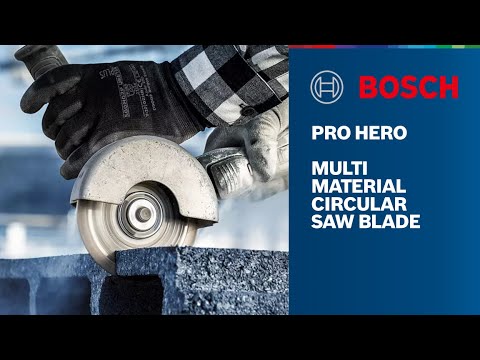 Bosch PRO HERO Multi Material Circular Saw Blade - YouTube