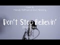 Dont stop believin from glee  cover by michelle hoffmann  kevin flemming